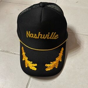 Nashville Trucker Hat- Only Worn Once and in Like New Condition